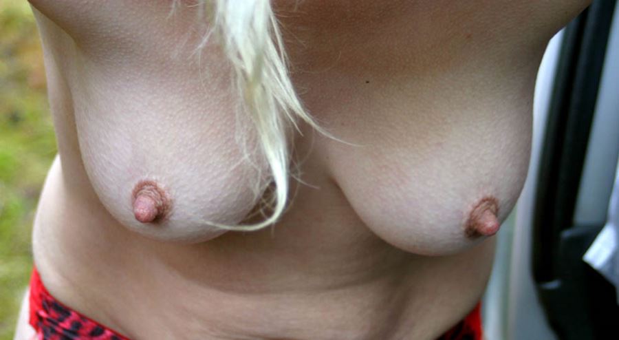 Underbara, små hängbröst.